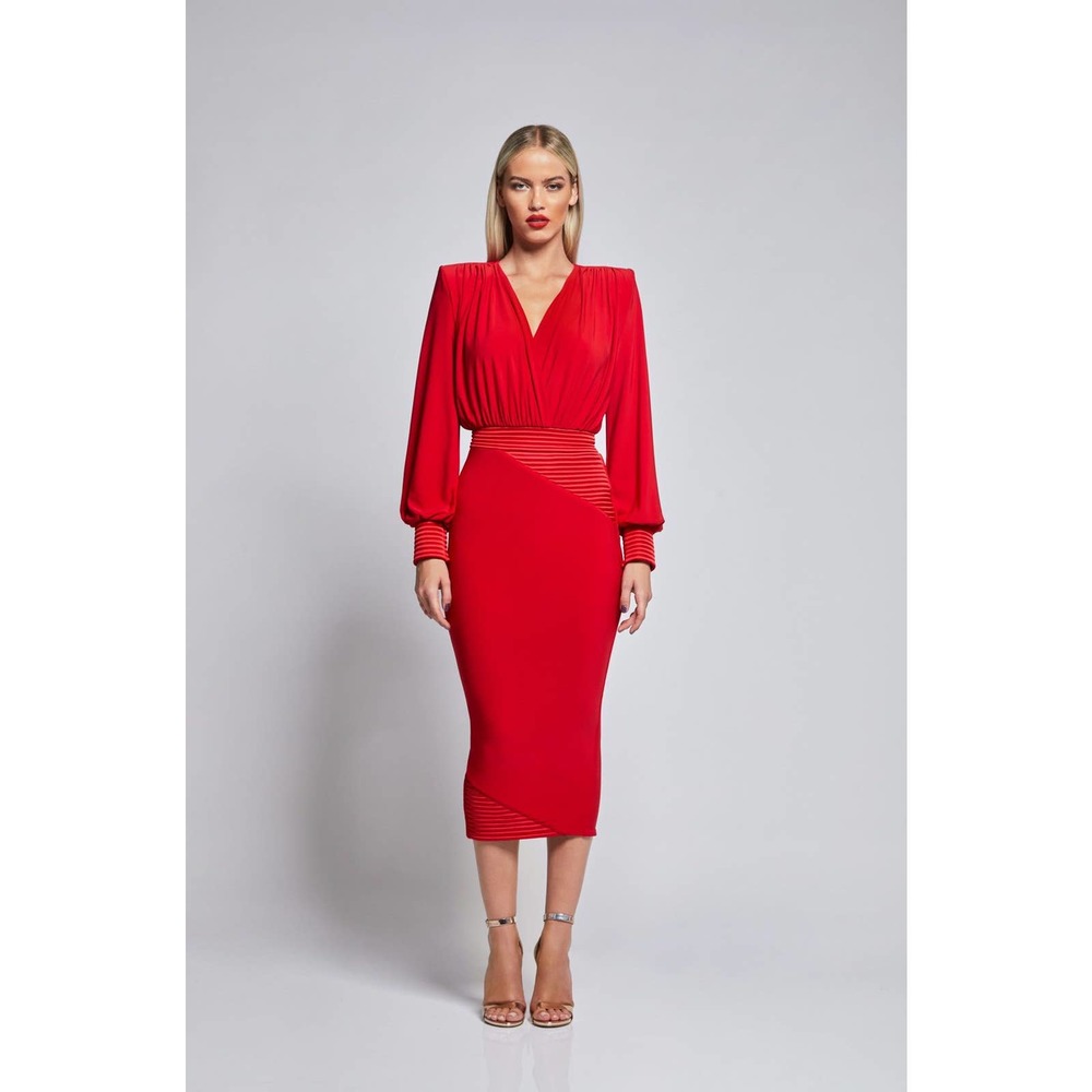 ZHIVAGO Lover Man Cocktail Dress Cherry